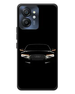 Чехол для Blackview Color 8 с картинкой «Audi — ночной контур»