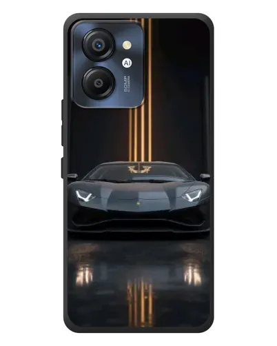 Чехол для Blackview Color 8 с картинкой «Lamborghini золотые линии» Чехол для Blackview Color 8 с картинкой «Lamborghini золотые линии»