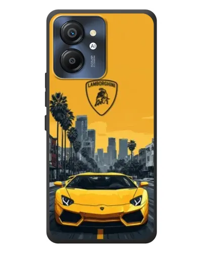 Чехол для Blackview Color 8 с картинкой «Желтый Lamborghini город» Чехол для Blackview Color 8 с картинкой «Желтый Lamborghini город»