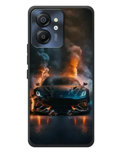 Чехол для Blackview Color 8 с картинкой «Lamborghini дымная эстетика» Чехол для Blackview Color 8 с картинкой «Lamborghini дымная эстетика»