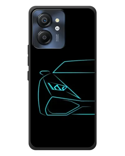 Чехол для Blackview Color 8 с картинкой «Голубой силуэт Lamborghini» Чехол для Blackview Color 8 с картинкой «Голубой силуэт Lamborghini»