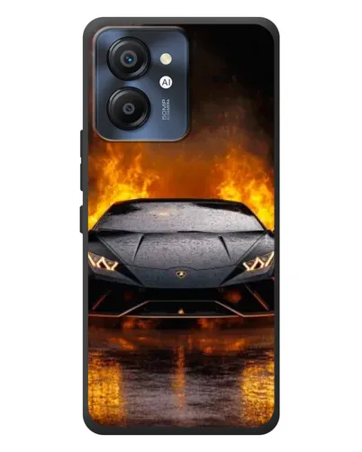 Чехол для Blackview Color 8 с картинкой «Lamborghini в огне» Чехол для Blackview Color 8 с картинкой «Lamborghini в огне»