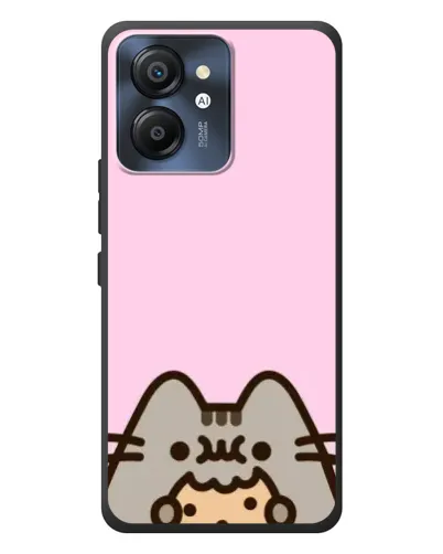 Чехол для Blackview Color 8 с картинкой «Pusheen и печенье»