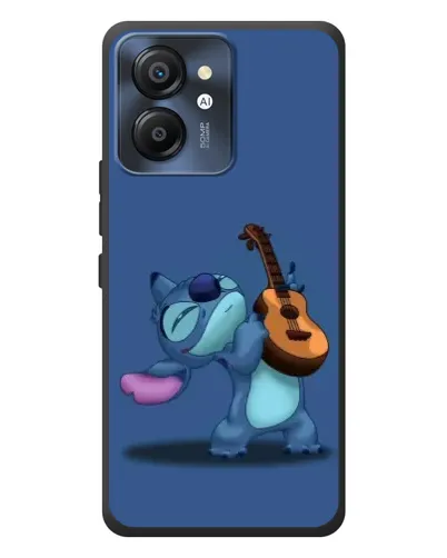 Чехол для Blackview Color 8 с картинкой «Стич с укулеле»