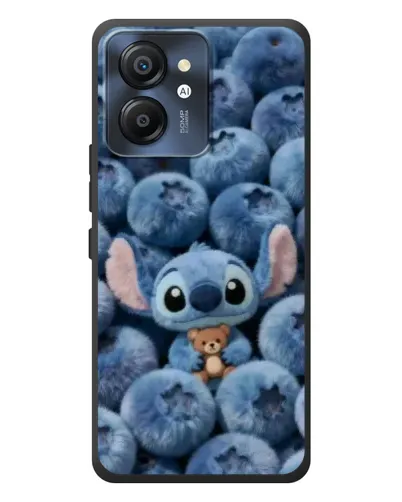 Чехол для Blackview Color 8 с картинкой «Стич и голубика»