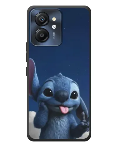 Чехол для Blackview Color 8 с картинкой «Стич в облаках»
