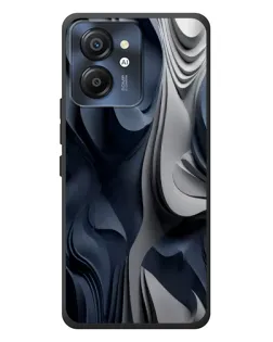Чехол для Blackview Color 8 с картинкой «Объемные синие складки» Чехол для Blackview Color 8 с картинкой «Объемные синие складки»