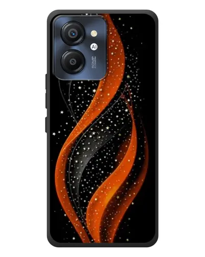 Чехол для Blackview Color 8 с картинкой «Огненная звездная волна»