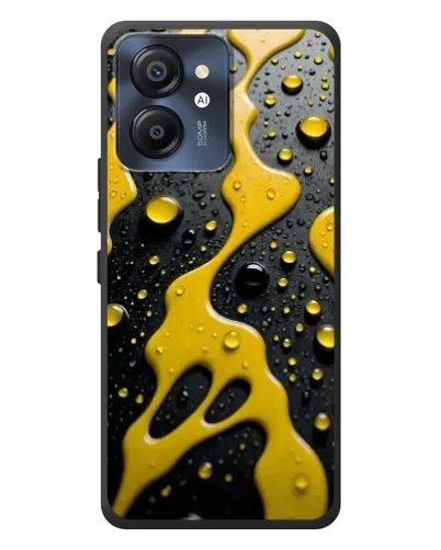 Чехол для Blackview Color 8 с картинкой «Жидкое желтое золото»