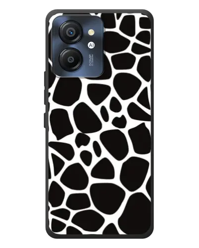 Чехол для Blackview Color 8 с картинкой «Черно-белый жираф»
