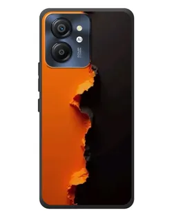Чехол для Blackview Color 8 с картинкой «Оранжевый разлом» Чехол для Blackview Color 8 с картинкой «Оранжевый разлом»
