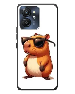 Чехол для Blackview Color 8 с картинкой «Капибара в очках»