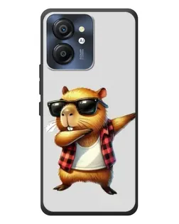Чехол для Blackview Color 8 с картинкой «Капибара рэпер даб»