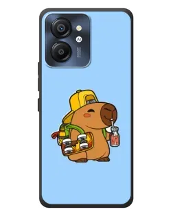 Чехол для Blackview Color 8 с картинкой «Капибара на скейте»