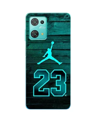 Чехол для Blackview Oscal C30 Pro с картинкой «Jordan Cyan 23»