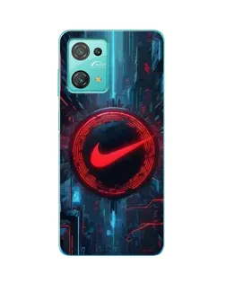 Чехол для Blackview Oscal C30 Pro с картинкой «Техногенный стиль Nike»