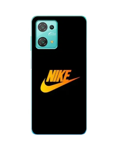 Чехол для Blackview Oscal C30 Pro с картинкой «Золотой логотип Nike»