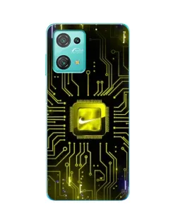 Чехол для Blackview Oscal C30 Pro с картинкой «Nike — золотая искра»