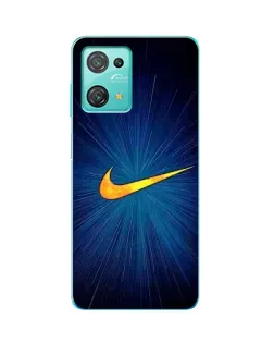 Чехол для Blackview Oscal C30 Pro с картинкой «Синий пульс Nike»