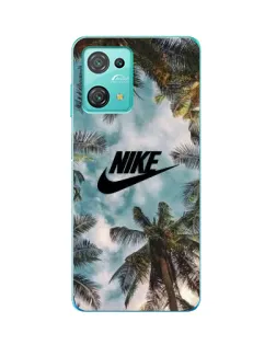 Чехол для Blackview Oscal C30 Pro с картинкой «Тропический принт Nike»