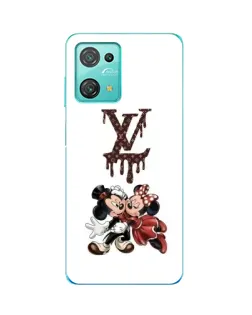 Чехол для Blackview Oscal C30 Pro с картинкой «LV и Микки Маус»
