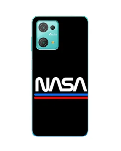 Чехол для Blackview Oscal C30 Pro с картинкой «NASA — классика Red Blue»