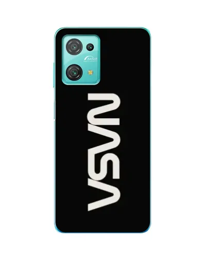 Чехол для Blackview Oscal C30 Pro с картинкой «NASA — вертикальный логотип»