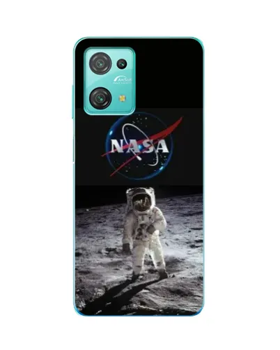 Чехол для Blackview Oscal C30 Pro с картинкой «Астронавт на Луне»