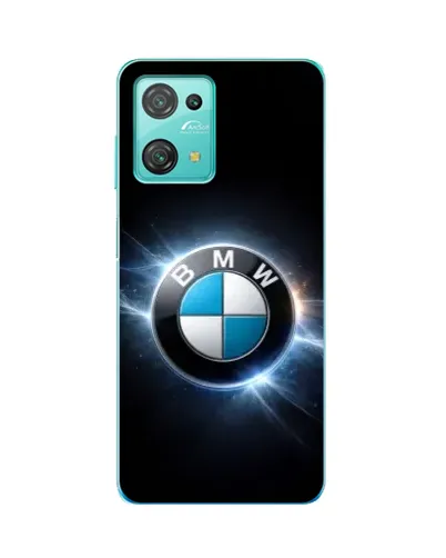 Чехол для Blackview Oscal C30 Pro с картинкой «BMW — неоновое сияние»