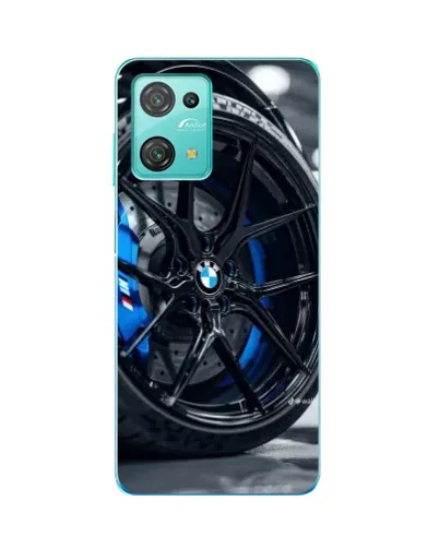 Чехол для Blackview Oscal C30 Pro с картинкой «Колесо BMW вблизи»