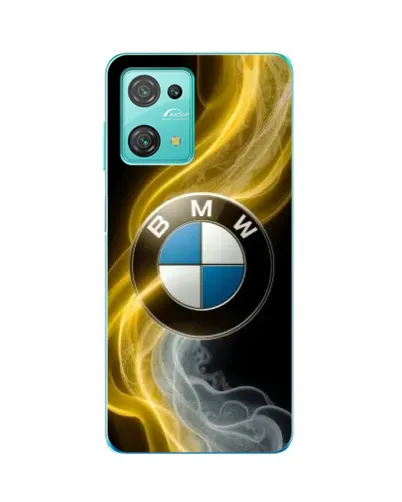 Чехол для Blackview Oscal C30 Pro с картинкой «Золотистый дым BMW»