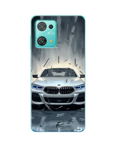 Чехол для Blackview Oscal C30 Pro с картинкой «BMW в свете фар»