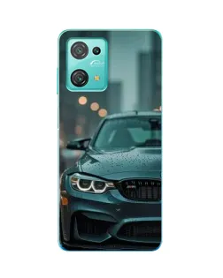 Чехол для Blackview Oscal C30 Pro с картинкой «BMW в огнях города»