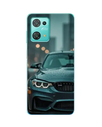 Чехол для Blackview Oscal C30 Pro с картинкой «BMW в огнях города»
