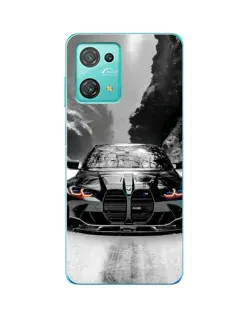 Чехол для Blackview Oscal C30 Pro с картинкой «BMW — акварельный дрифт»