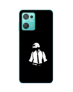 Чехол для Blackview Oscal C30 Pro с картинкой «PUBG — белый шлем»