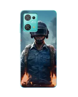 Чехол для Blackview Oscal C30 Pro с картинкой «PUBG — реалистичный герой»