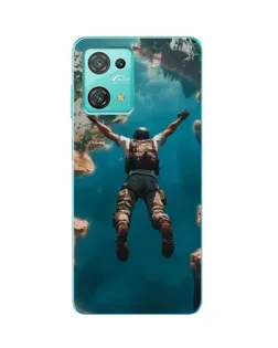 Чехол для Blackview Oscal C30 Pro с картинкой «PUBG — свободное падение»