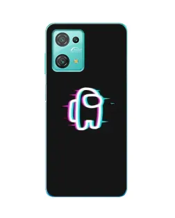 Чехол для Blackview Oscal C30 Pro с картинкой «Among Us неон»