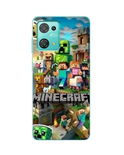 Чохол для Blackview Oscal C30 Pro з картинкою «Замок Minecraft»