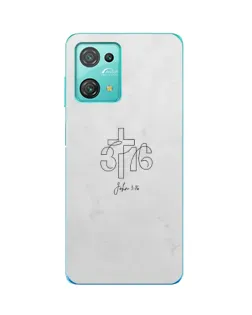 Чехол для Blackview Oscal C30 Pro с картинкой «Иоанна 3:16 Крест»