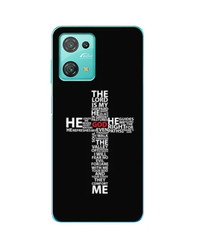 Чехол для Blackview Oscal C30 Pro с картинкой «Текстовый крест» Чехол для Blackview Oscal C30 Pro с картинкой «Текстовый крест»