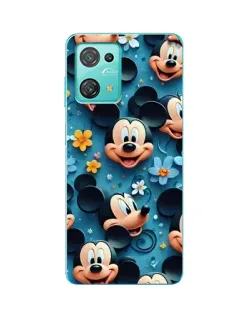 Чехол для Blackview Oscal C30 Pro с картинкой «Паттерн Микки и Минни»