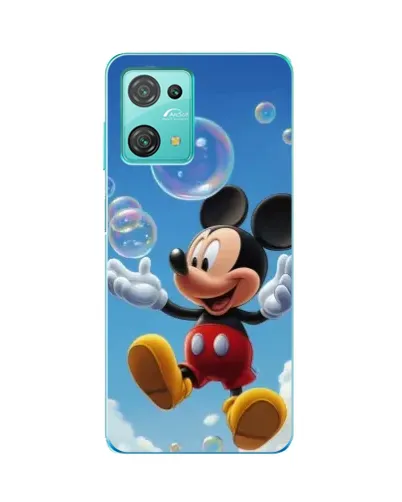 Чехол для Blackview Oscal C30 Pro с картинкой «Mickey и мыльные пузыри»