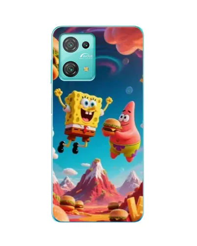 Чехол для Blackview Oscal C30 Pro с картинкой «Космический фастфуд»