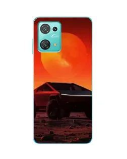 Чехол для Blackview Oscal C30 Pro с картинкой «Cybertruck на Марсе»