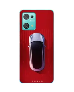 Чехол для Blackview Oscal C30 Pro с картинкой «Tesla Top View»