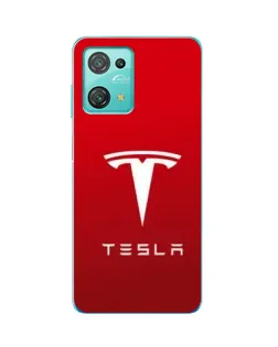 Чехол для Blackview Oscal C30 Pro с картинкой «Tesla Red Classic»