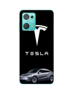 Чехол для Blackview Oscal C30 Pro с картинкой «Tesla Model Y»