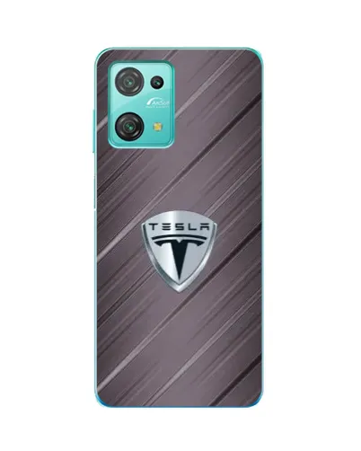 Чехол для Blackview Oscal C30 Pro с картинкой «Металлическая текстура Tesla»
